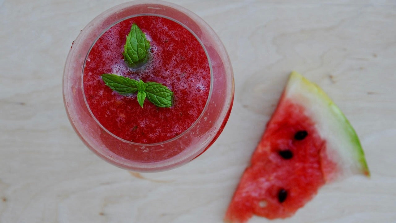 Watermelon mint mocktail
