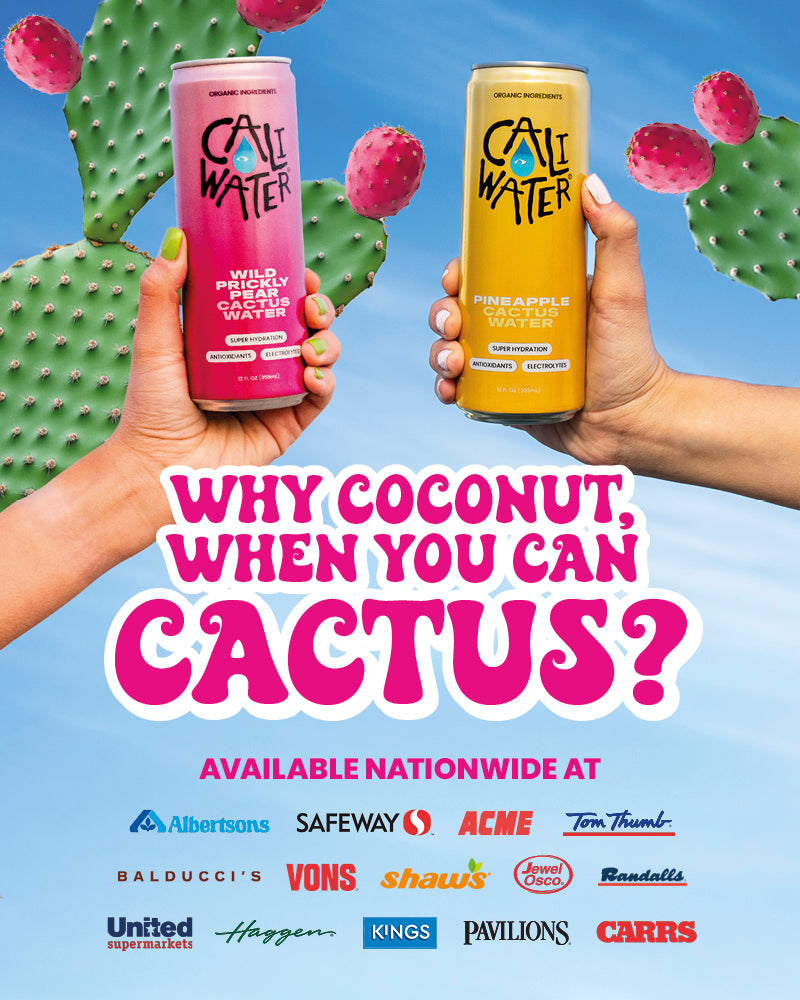 Caliwater available nationwide at Albertsons, Safeway, Vons, ACME, and more