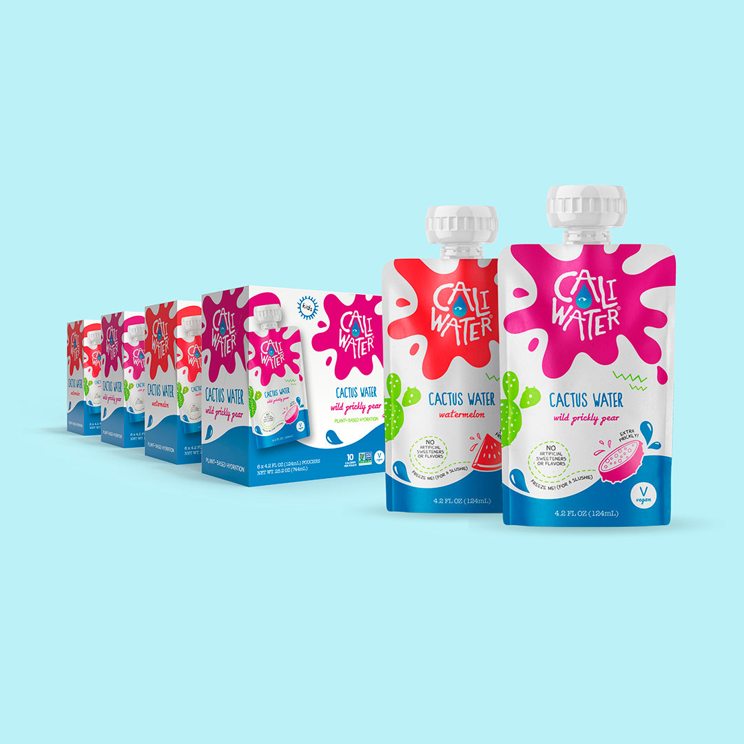 Mixed Cactus Water Kids Pouches