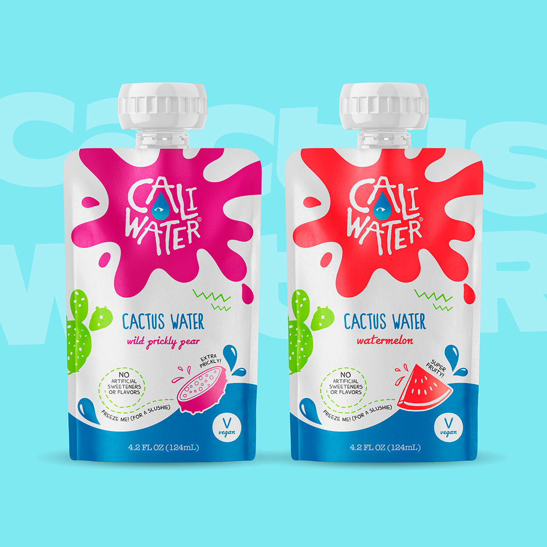 Mixed Cactus Water Kids Pouches